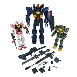Gundam Figures, Sprues, Accessories Bundle Incomplete